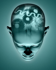 Mechanical Thinking Process in Head